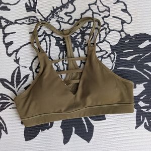 Zyia Olive Grid Bra